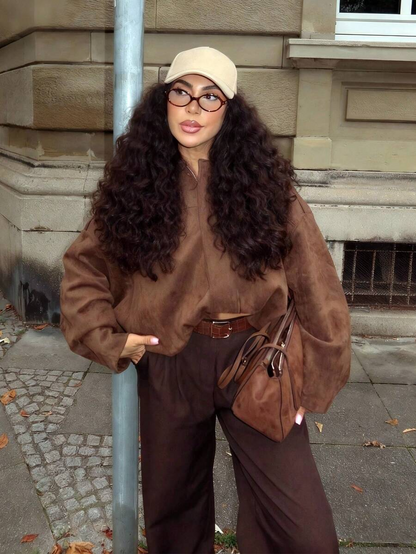 Isabella | Vintage Wildlederjacke