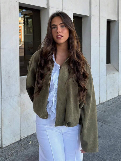 Isabella | Vintage Wildlederjacke