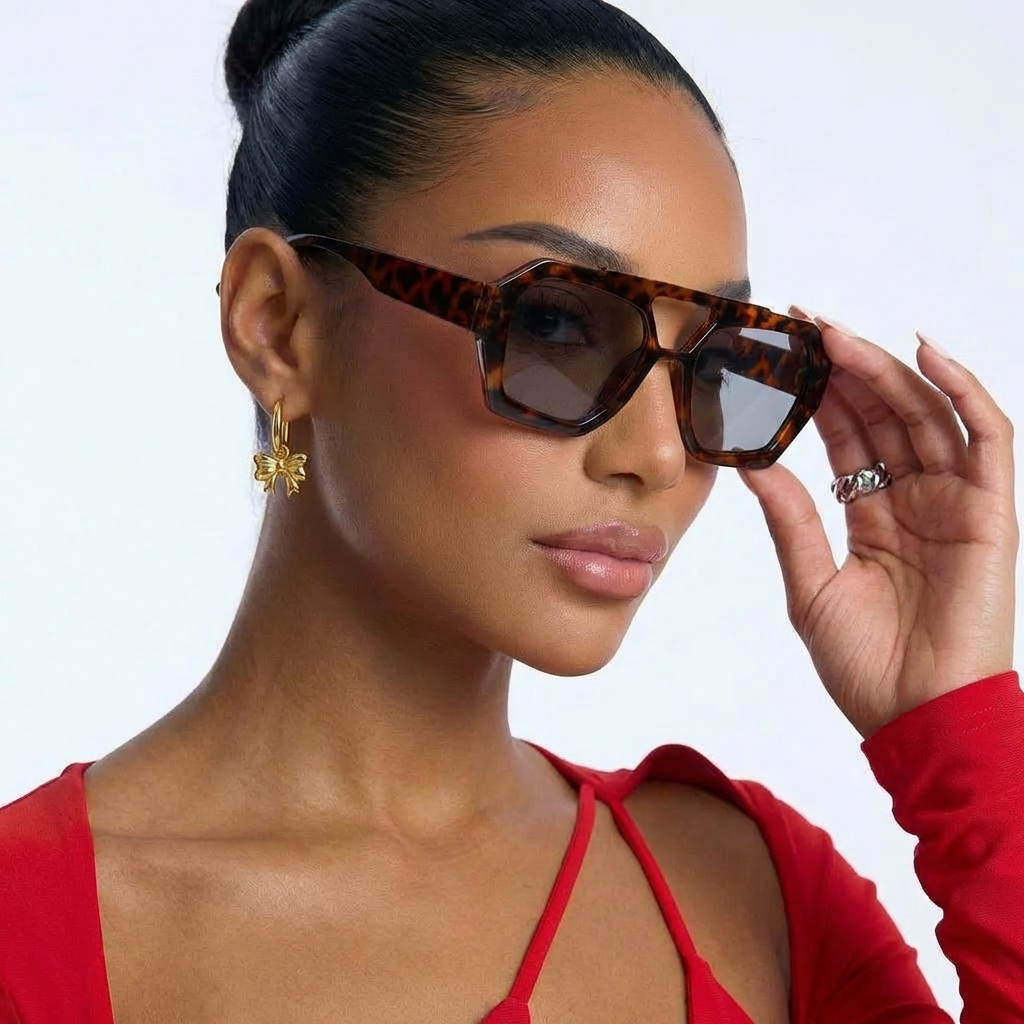 Leoparden-Sonnenbrille